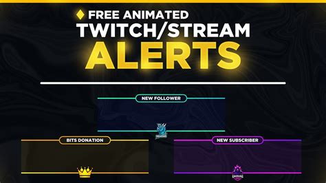 animated twitch alerts|free animated alerts for twitch.